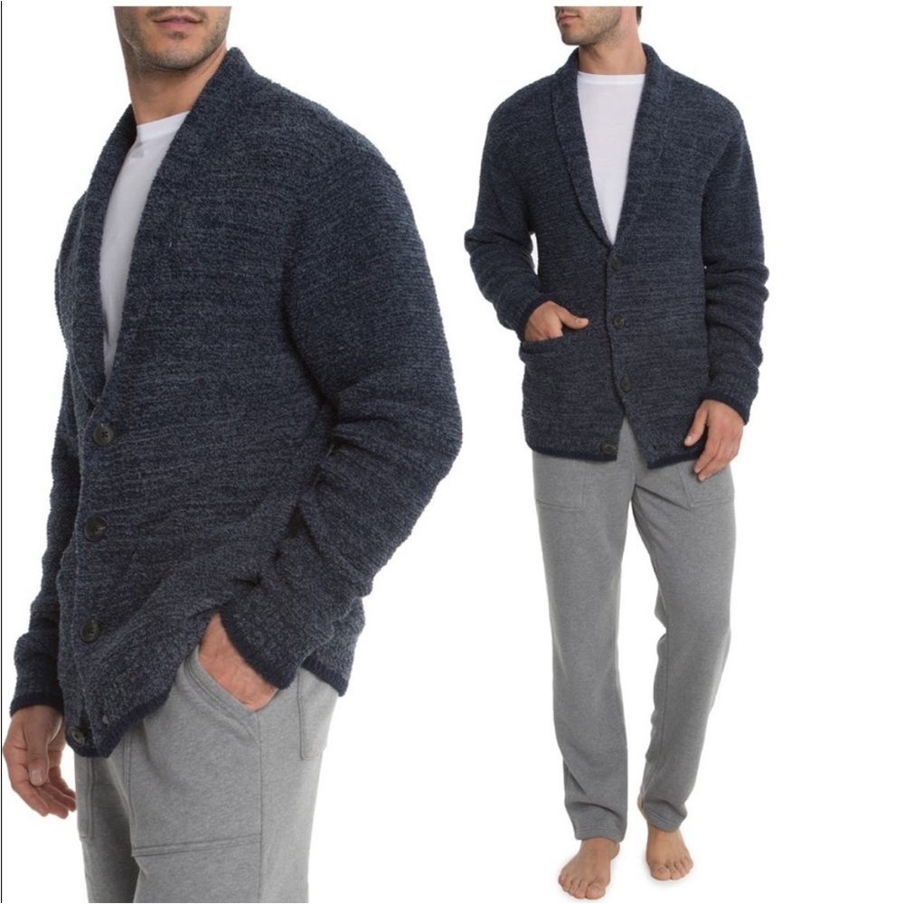 Barefoot dreams Shawl Collar Cardigan sweater Pacific blue - Picture 2 of 13